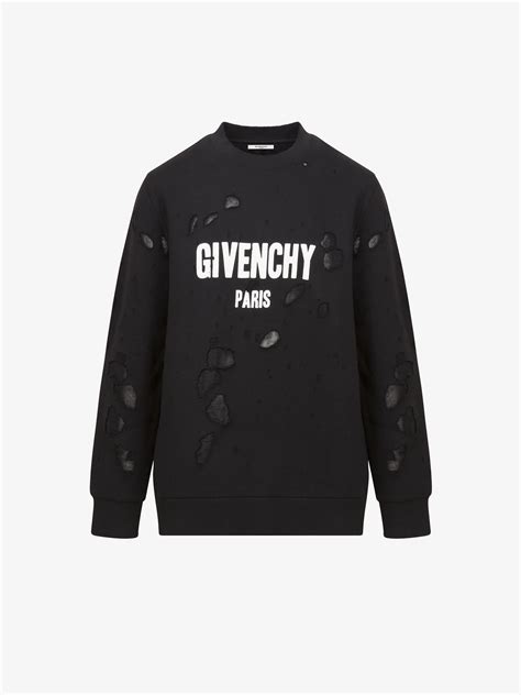 givenchy gentleman paris sweater|sweatshirt Givenchy Paris destroyed.